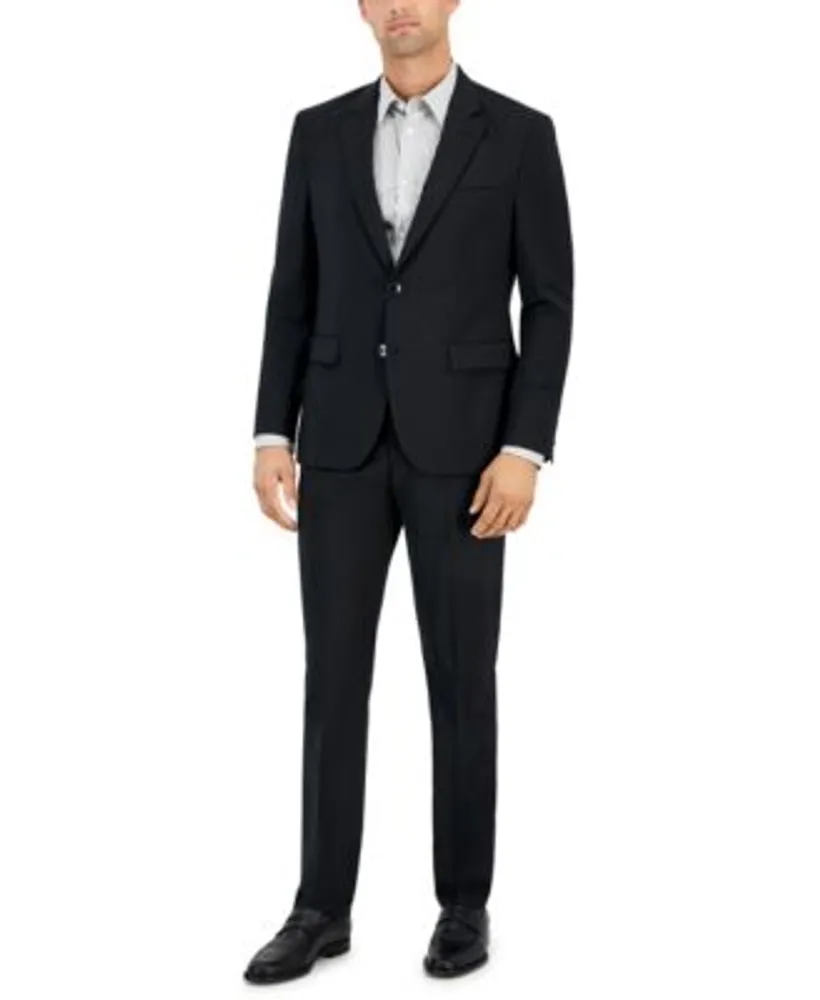 Hugo By Hugo Boss Mens Modern Fit Wool Blend Suit