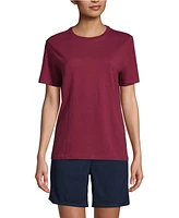 Lands' End School Uniform Women's Short Sleeve Feminine Fit Essential T-shirt