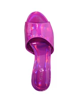 Guess Women's Molle Slip-on Heeled Mule Fashion Dress Sandals
