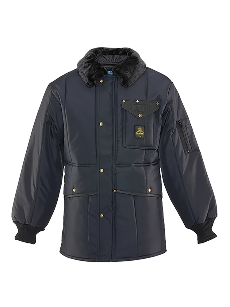 RefrigiWear Big & Tall Iron-Tuff Jackoat Insulated Workwear Jacket with Fleece Collar