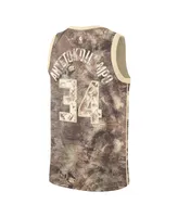 Men's and Women's Nike Giannis Antetokounmpo Brown Milwaukee Bucks Select Series Swingman Jersey