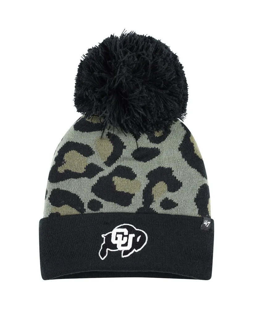 Women's Buffalo Bills '47 Royal Fiona Logo Cuffed Knit Hat with Pom