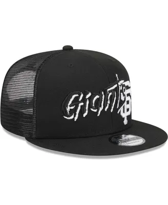 Men's New Era Black San Francisco Giants Street Trucker 9FIFTY Snapback Hat
