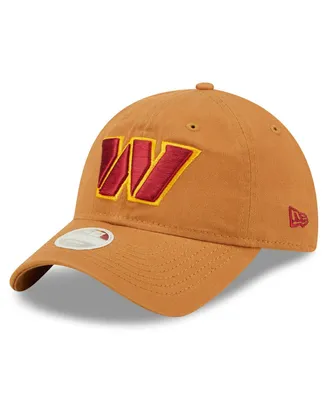 Women's New Era Brown Washington Commanders Core Classic 2.0 9TWENTY Adjustable Hat