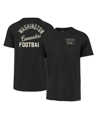 Men's '47 Brand Black Washington Commanders Turn Back Franklin T-shirt