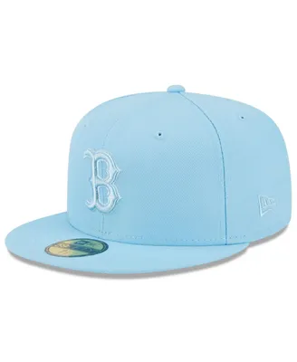 Men's New Era Light Blue Boston Red Sox 2023 Spring Color Basic 59FIFTY Fitted Hat