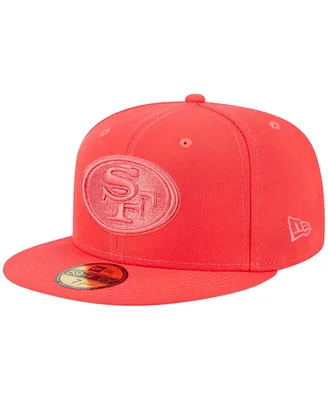 Men's New Era Red San Francisco 49ers Color Pack Brights 59FIFTY Fitted Hat