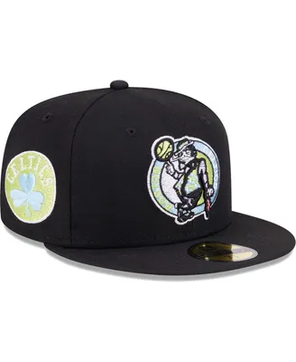 Men's New Era Black Boston Celtics Color Pack 59FIFTY Fitted Hat