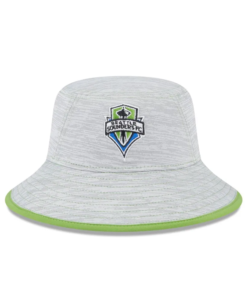 Men's New Era Gray Seattle Sounders Fc Game Bucket Hat