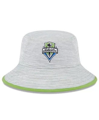 Men's New Era Gray Seattle Sounders Fc Game Bucket Hat