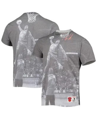 Men's Mitchell & Ness Nate Robinson Heather Gray New York Knicks Above The Rim T-shirt