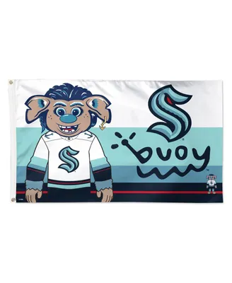 Wincraft Seattle Kraken 3' x 5' Single-Sided Deluxe Mascot Flag