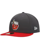 Men's New Era Gray Fort Wayne TinCaps Authentic Collection Road 59FIFTY Fitted Hat