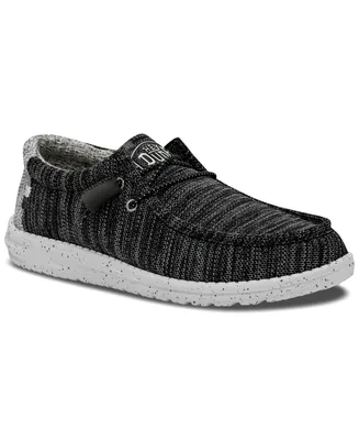 Hey Dude Men's Wally Stretch Slip-On Casual Moccasin Sneakers from Finish Line