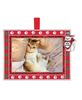 Frame Ornament Cat 'Meowy Christmas'