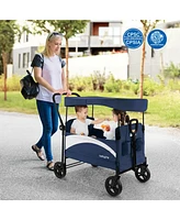 Costway Toddler 2-Seat Stroller Wagon Folding Baby Stroller