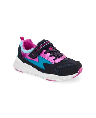 Stride Rite Little Girls Lighted Cosmic Synthetic Sneakers