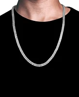 Diamond 24" Double Row Necklace (1 ct. t.w.) in Sterling Silver