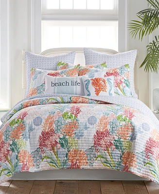 Levtex Sunset Bay Reversible 3-Pc. Quilt Set, King/California King
