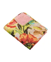 Greenland Home Fashions Senna Boho Floral Quilted Throw, 50" x 60"