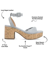 Journee Collection Women's Eianna Platform Sandals