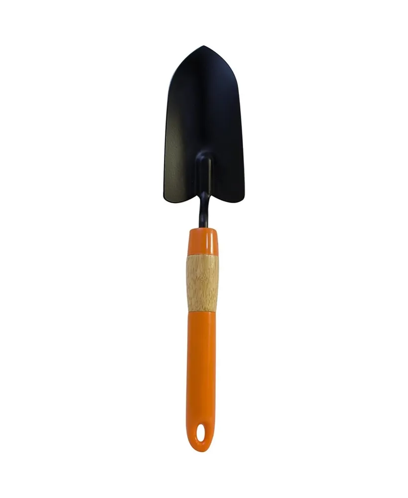 Flexrake FlexrakeTrowel with Black Powder-Coated Head and Contoured Handle for Gardening