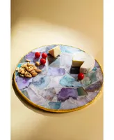 Gauri Kohli Radiance Composite Agate Cheese Board - Large