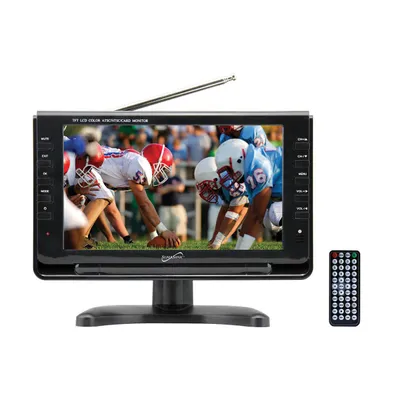 Supersonic 9 inch Portable Widescreen Lcd Tv with Tuner - SC499