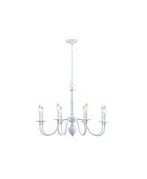 Martha Stewart Amelia 8-Light Traditional Metal Chandelier