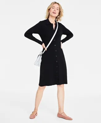 On 34th Women's Collared Sweater Dress, Created for Macy's