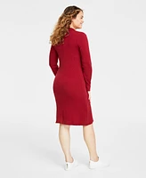 On 34th Women's Collared Sweater Dress, Created for Macy's