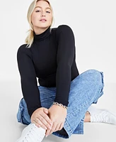 On 34th Women's Modal Long Sleeve Turtleneck, Created for Macy's