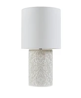 Ink + Ivy Ashbourne Embossed Floral Resin Table Lamp