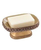 Avanti Braided Medallion Colorblocked Soap Dish