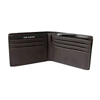 Club Rochelier Men's Slim Wallet with Zippered Pocket