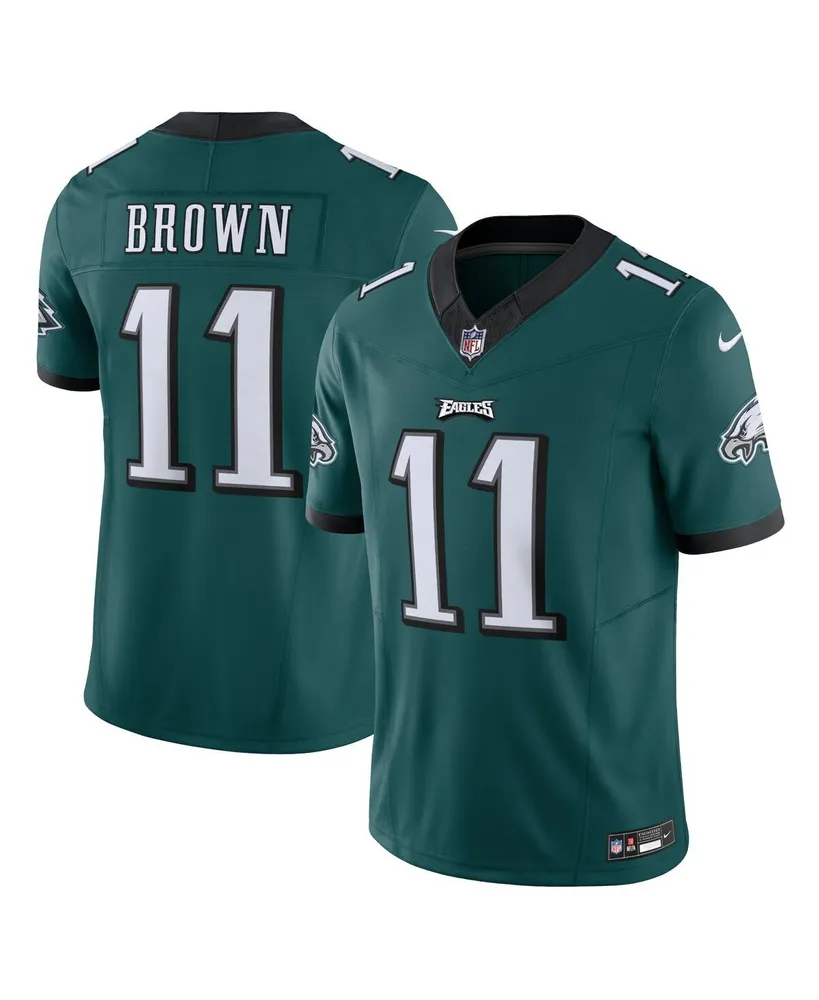 Men's Nike A.j. Brown Midnight Green Philadelphia Eagles Vapor F.u.s.e. Limited Jersey