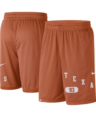 Men's Nike Texas Orange Longhorns Wordmark Performance Shorts