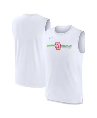 Men's Nike White San Diego Padres City Connect Muscle Tank Top