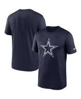 Men's Nike Navy Dallas Cowboys Legend Logo Performance T-shirt