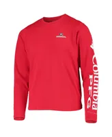 Big Boys and Girls Red Georgia Bulldogs Pfg Terminal Tackle Long Sleeve Omni-Shade T-shirt