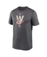 Men's Nike Gray Washington Nationals City Connect Logo T-shirt