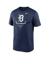 Men's Nike Navy Detroit Tigers Icon Legend T-shirt