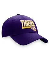 Men's Top of the World Purple Lsu Tigers Slice Adjustable Hat