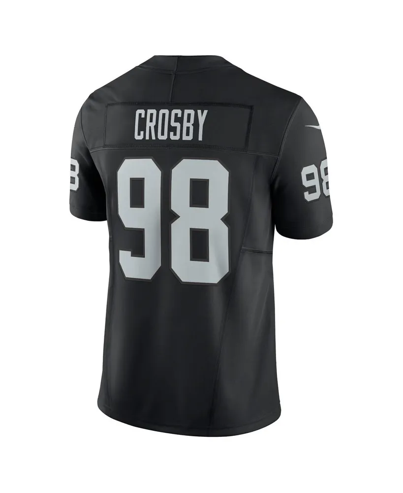 Men's Nike Maxx Crosby Black Las Vegas Raiders Vapor F.u.s.e. Limited Jersey