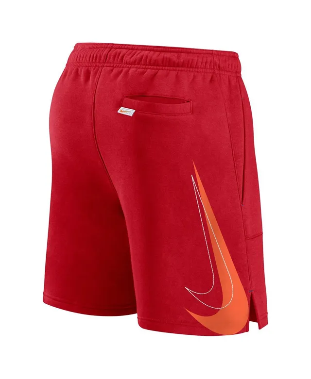 Club Fleece Shorts Mens Shorts (Red)