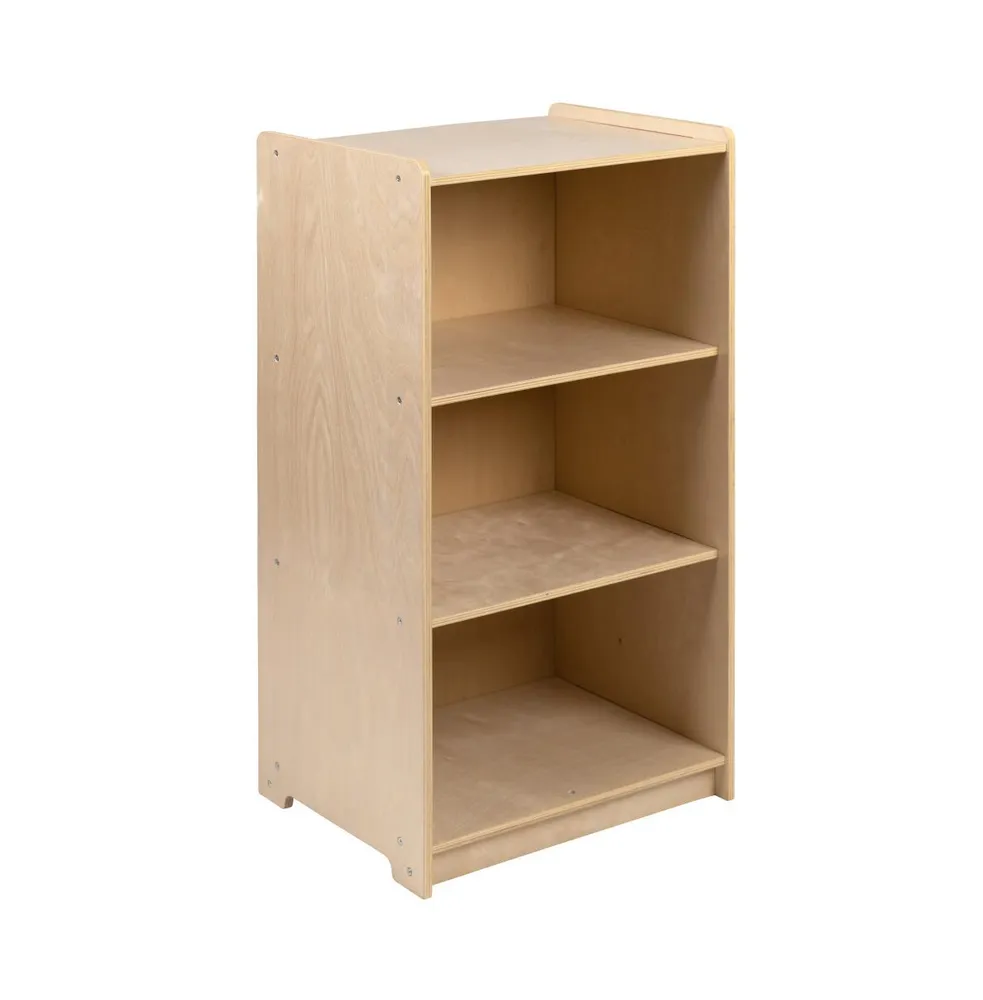 Kids Wooden Bookshelf Bookcase Children Toy Storage Cabinet