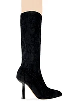 BCBGeneration Women's Isra Inside Zipper Tall Boots - Black Velvet