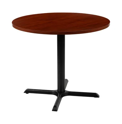 Emma+Oliver 36" Round Multi-Purpose Conference Table - Meeting For Office