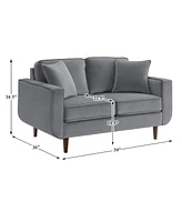 White Label Abigail 59" Loveseat