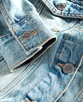 On 34th Women's Classic Denim Trucker Jacket, Created for Macy's